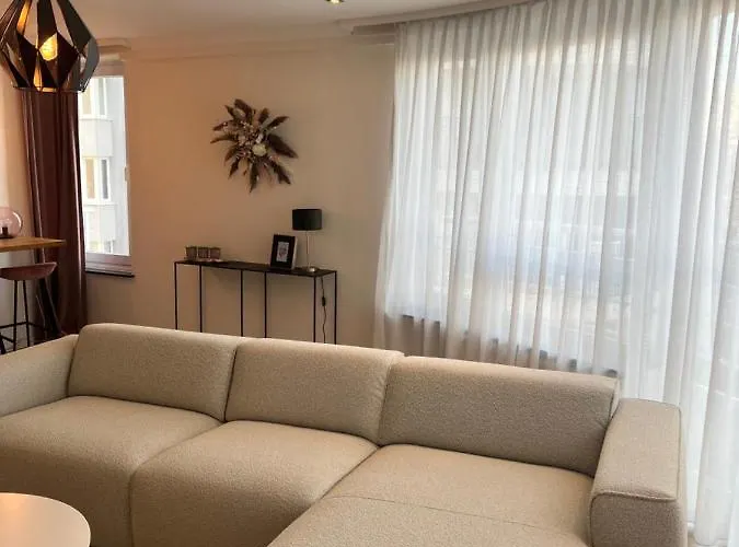 Portofino - Luxe Met Lateraal Zeezicht 아파트 오스텐드